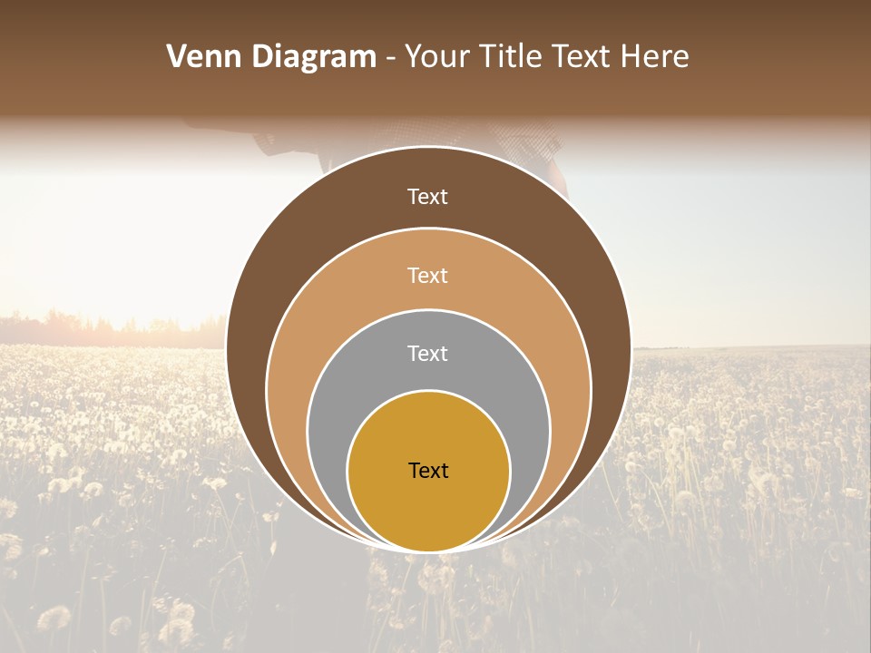 Active Field Flower PowerPoint Template
