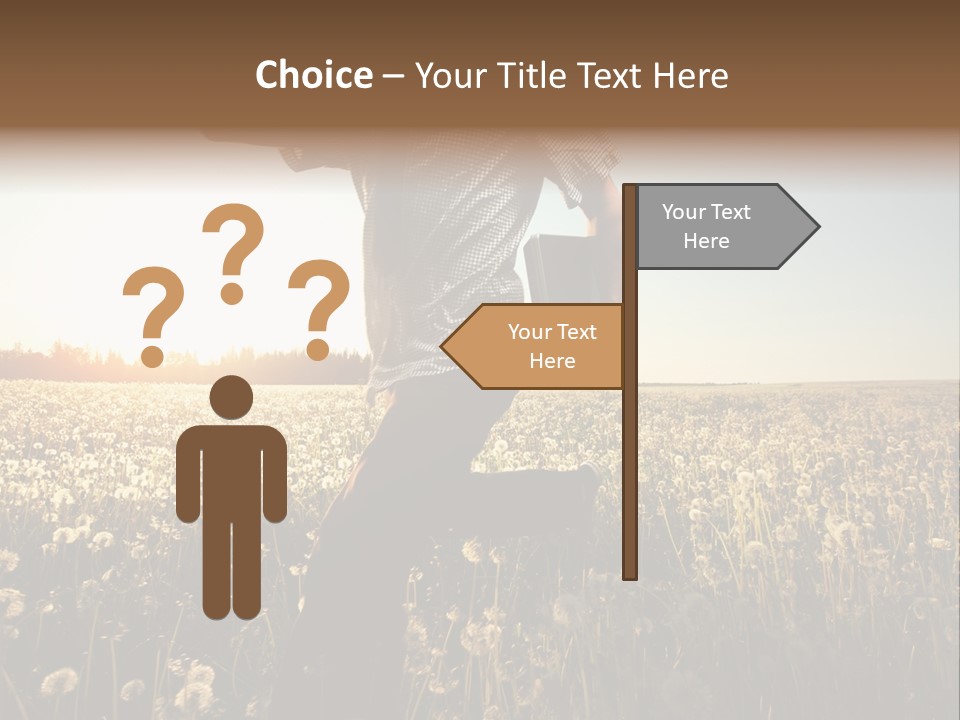 Active Field Flower PowerPoint Template