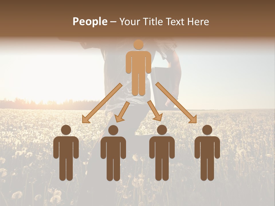 Active Field Flower PowerPoint Template