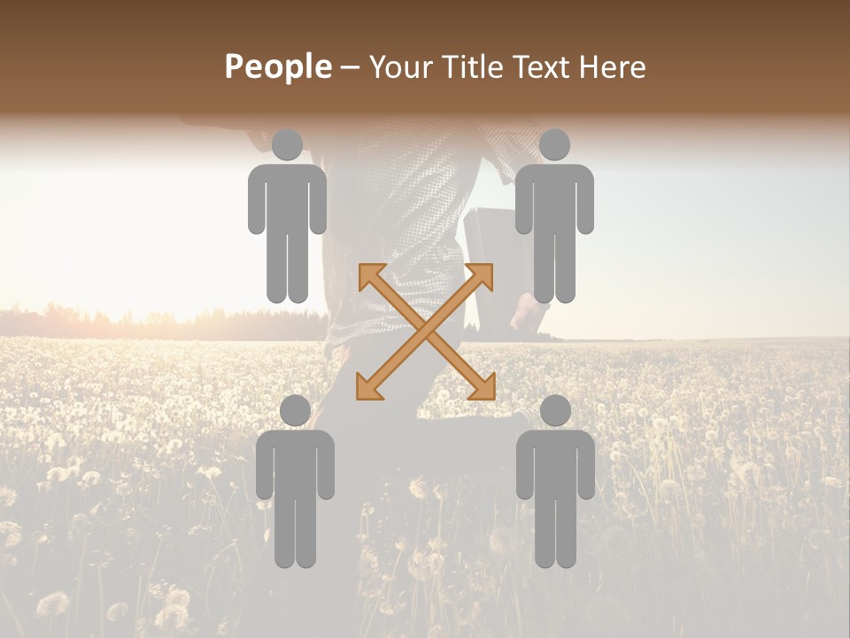 Active Field Flower PowerPoint Template