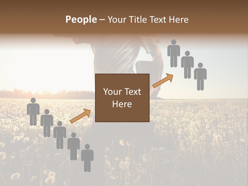 Active Field Flower PowerPoint Template