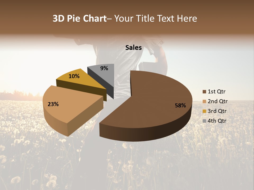 Active Field Flower PowerPoint Template