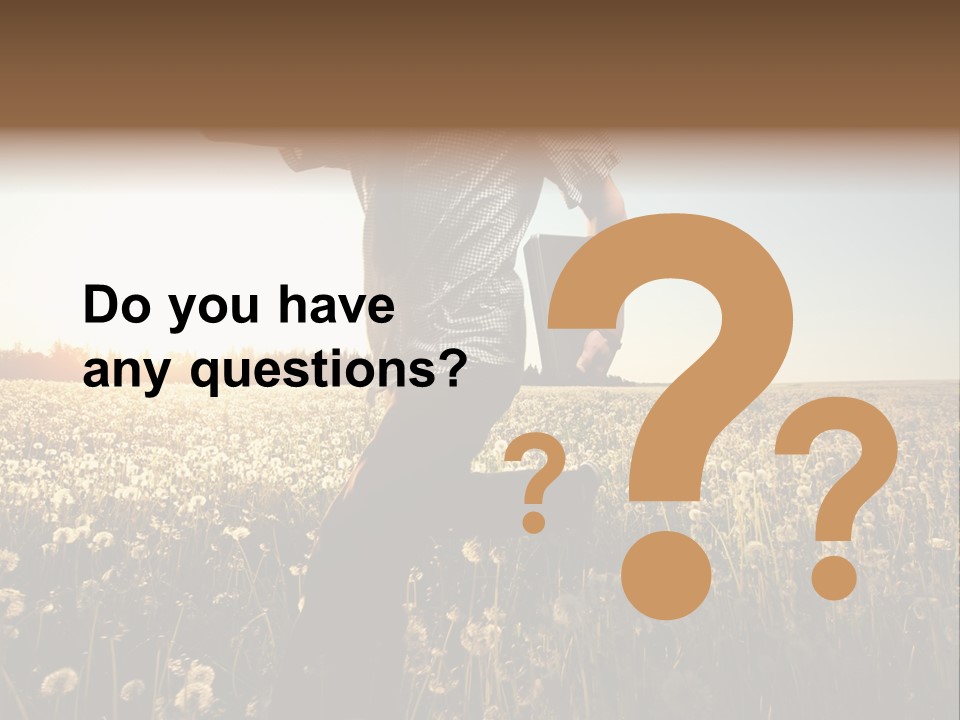 Active Field Flower PowerPoint Template