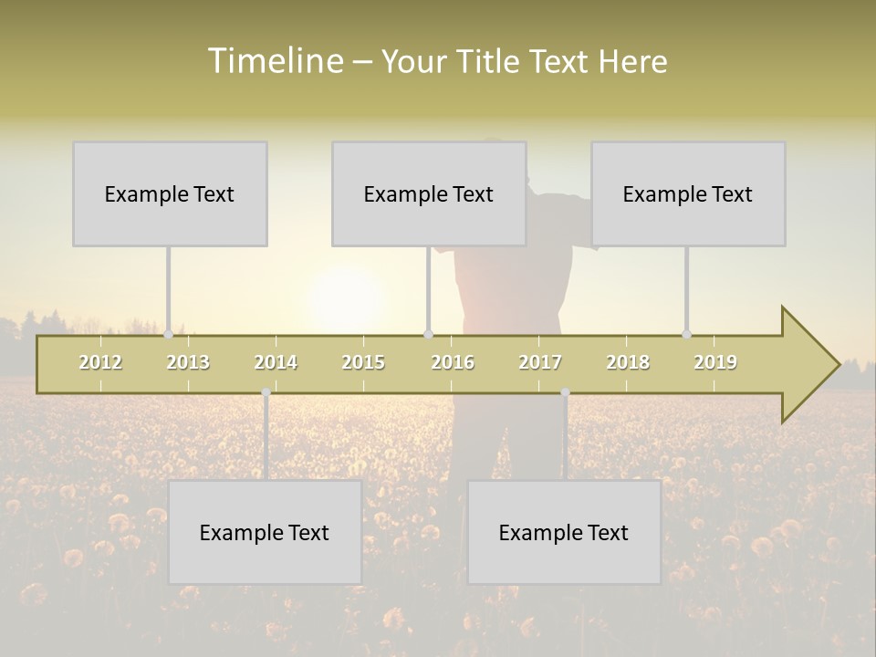 Environment Smile Vacation PowerPoint Template