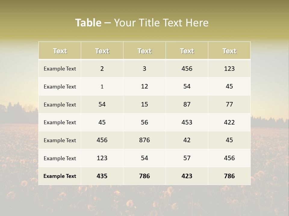 Environment Smile Vacation PowerPoint Template