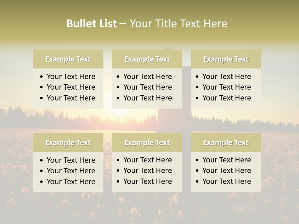 Environment Smile Vacation PowerPoint Template