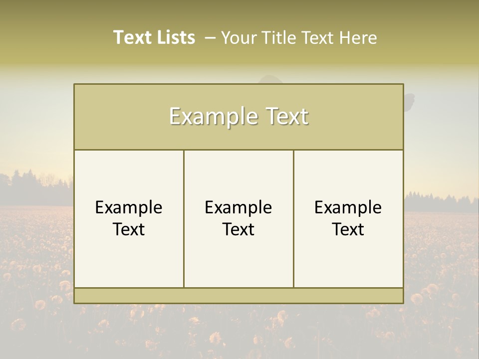 Environment Smile Vacation PowerPoint Template
