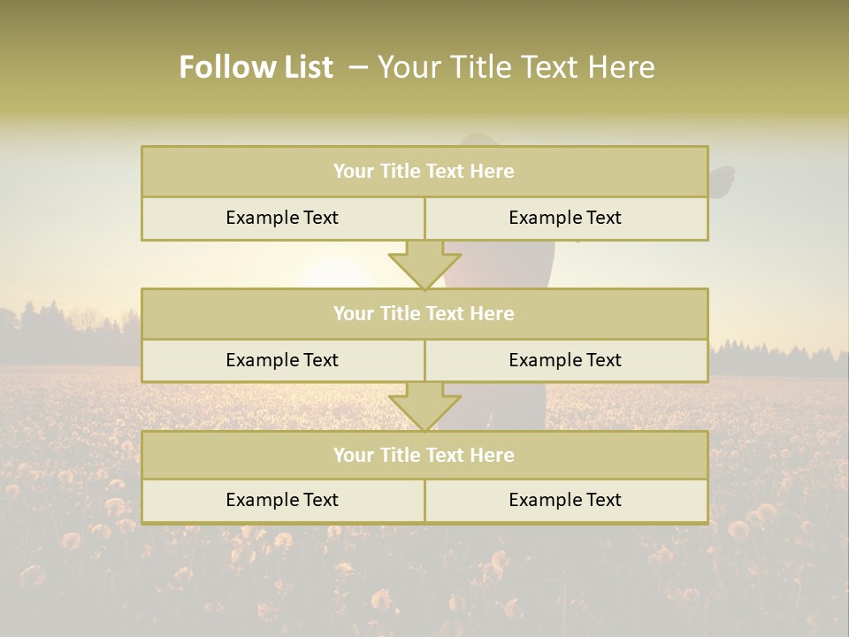 Environment Smile Vacation PowerPoint Template