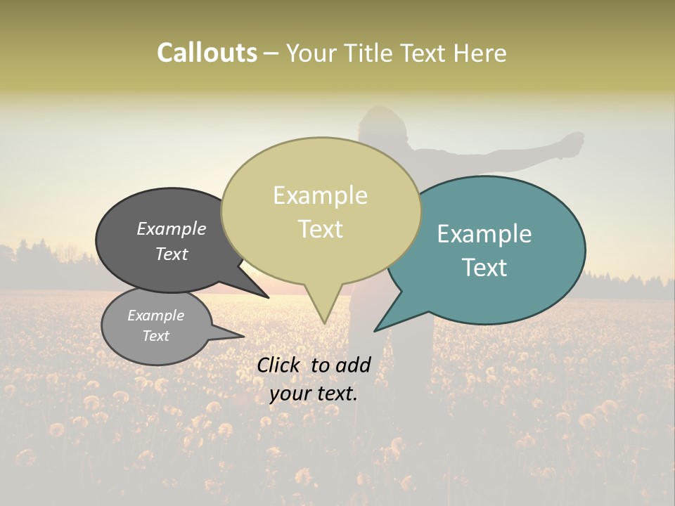 Environment Smile Vacation PowerPoint Template