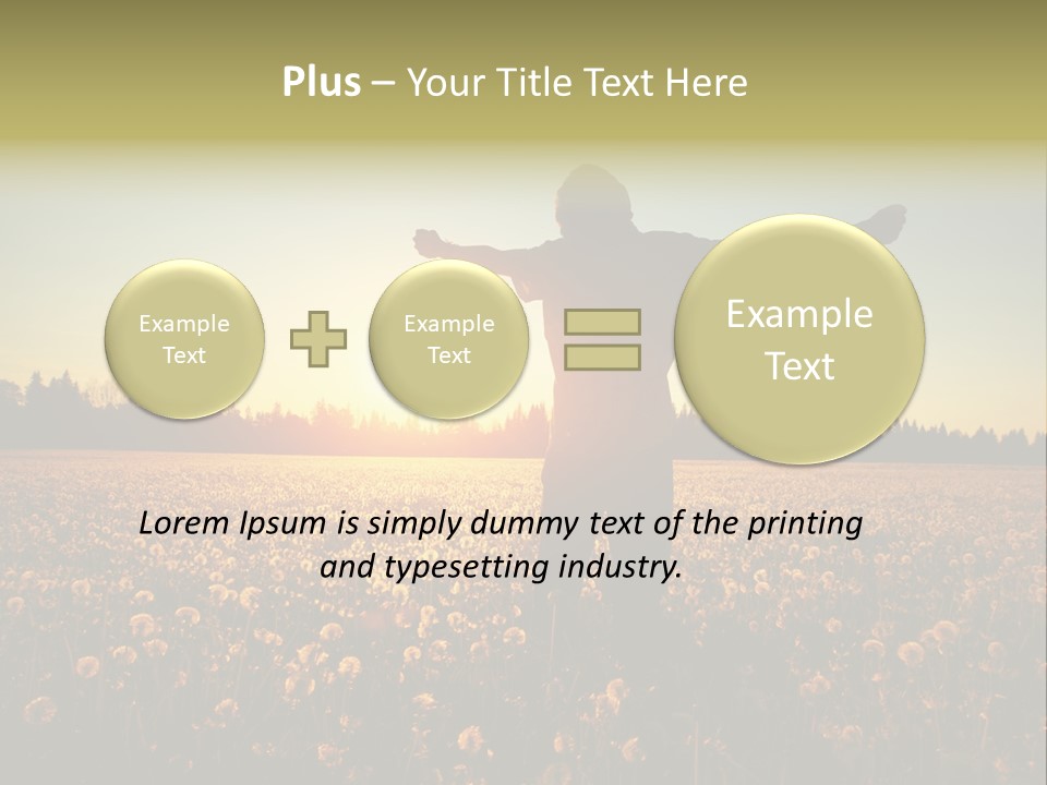 Environment Smile Vacation PowerPoint Template