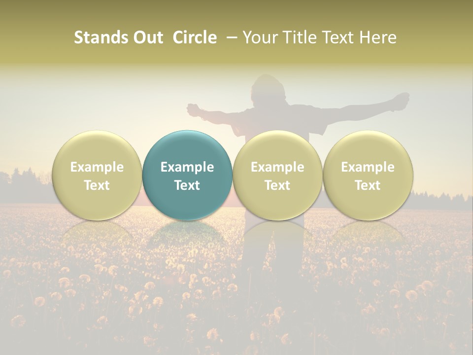 Environment Smile Vacation PowerPoint Template