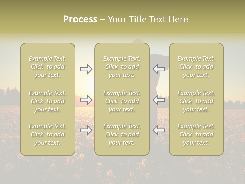 Environment Smile Vacation PowerPoint Template