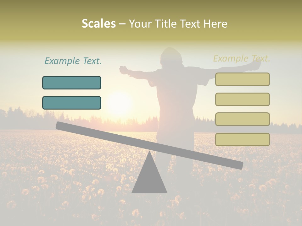 Environment Smile Vacation PowerPoint Template
