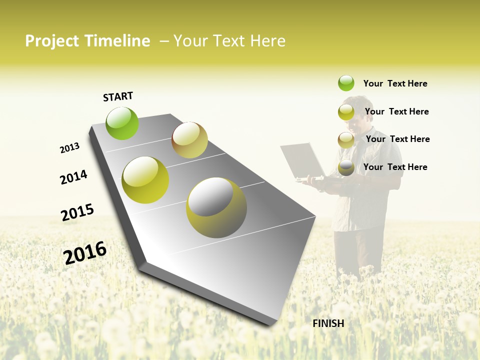 Landscape Freedom Executive PowerPoint Template