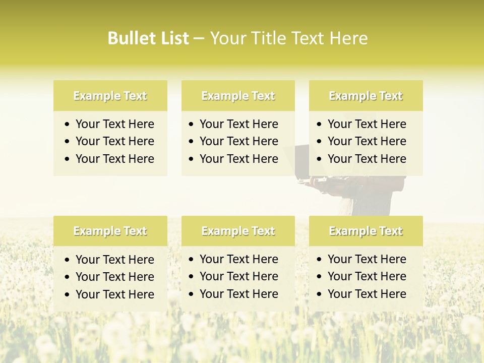 Landscape Freedom Executive PowerPoint Template