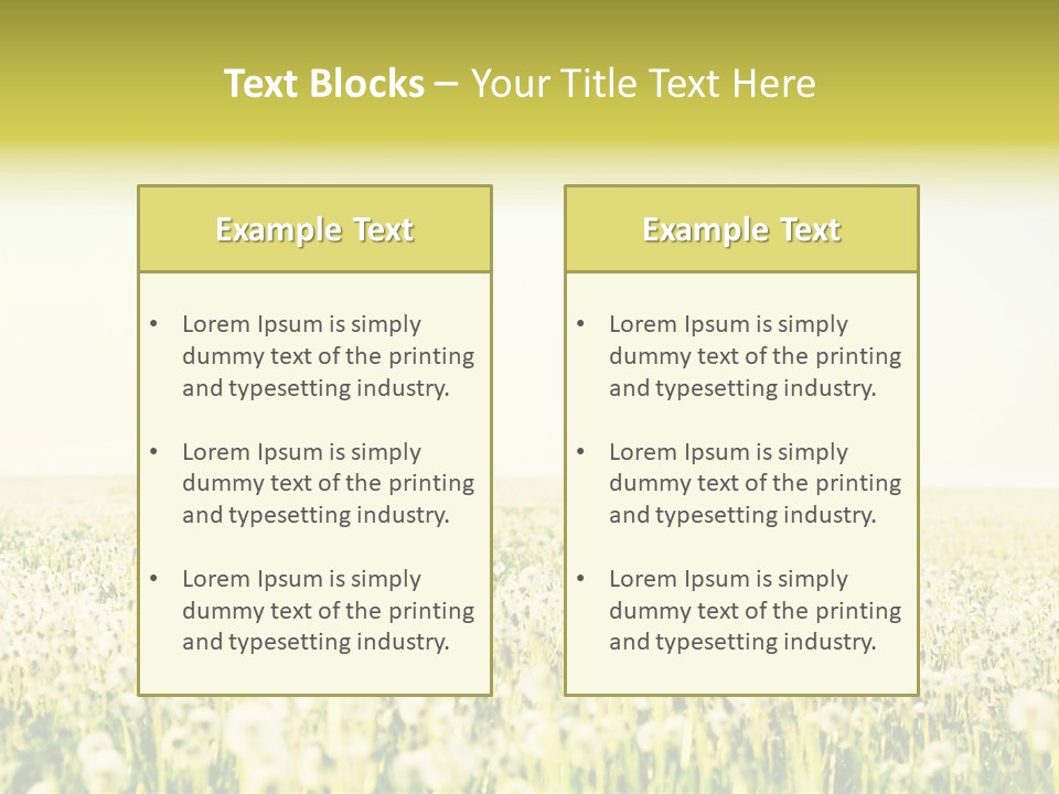 Landscape Freedom Executive PowerPoint Template