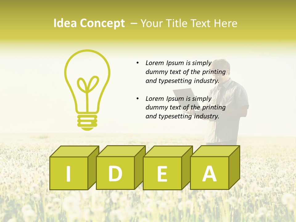 Landscape Freedom Executive PowerPoint Template