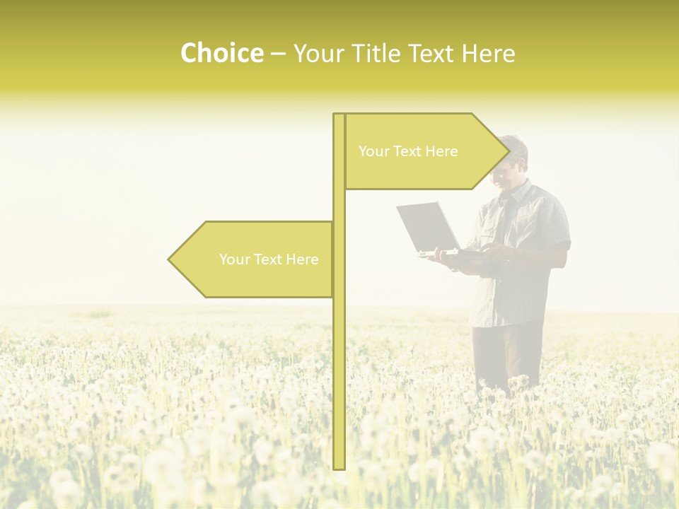 Landscape Freedom Executive PowerPoint Template