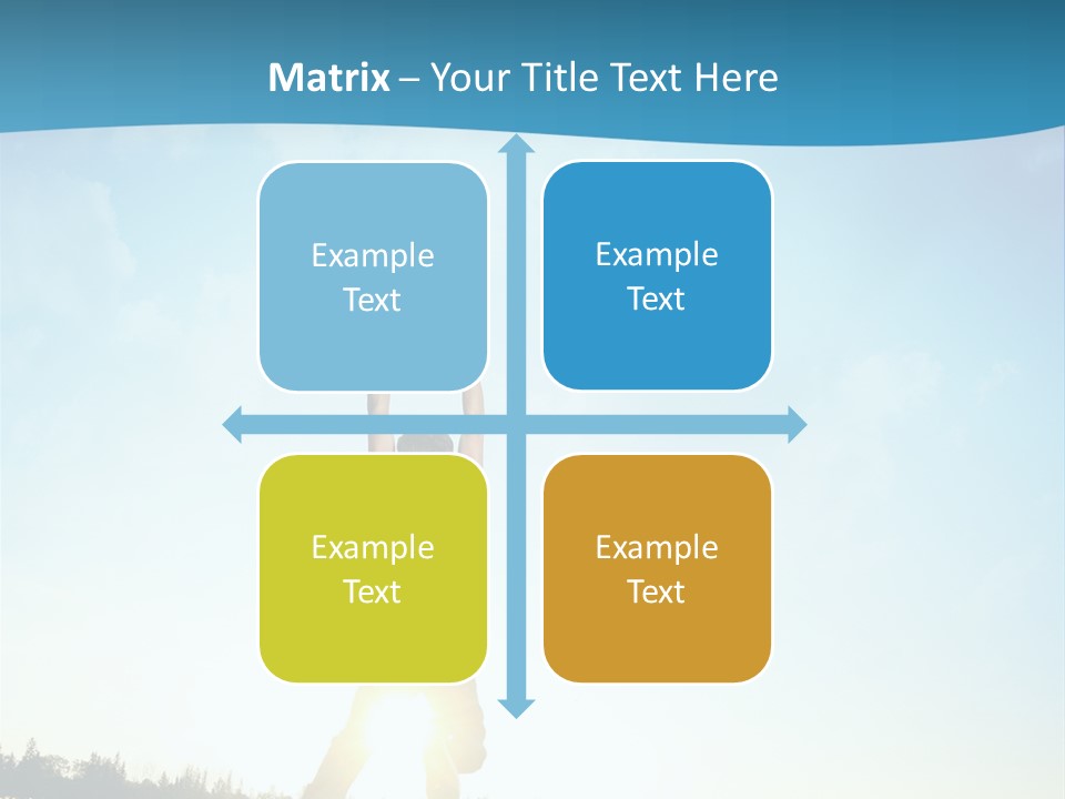 Speed Standing Blue PowerPoint Template