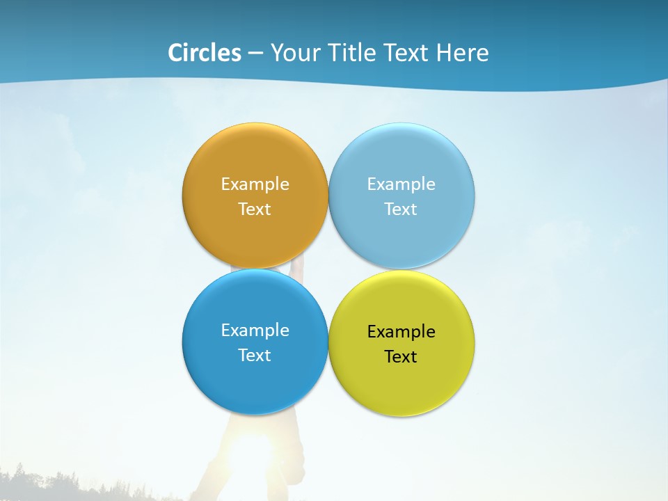 Speed Standing Blue PowerPoint Template