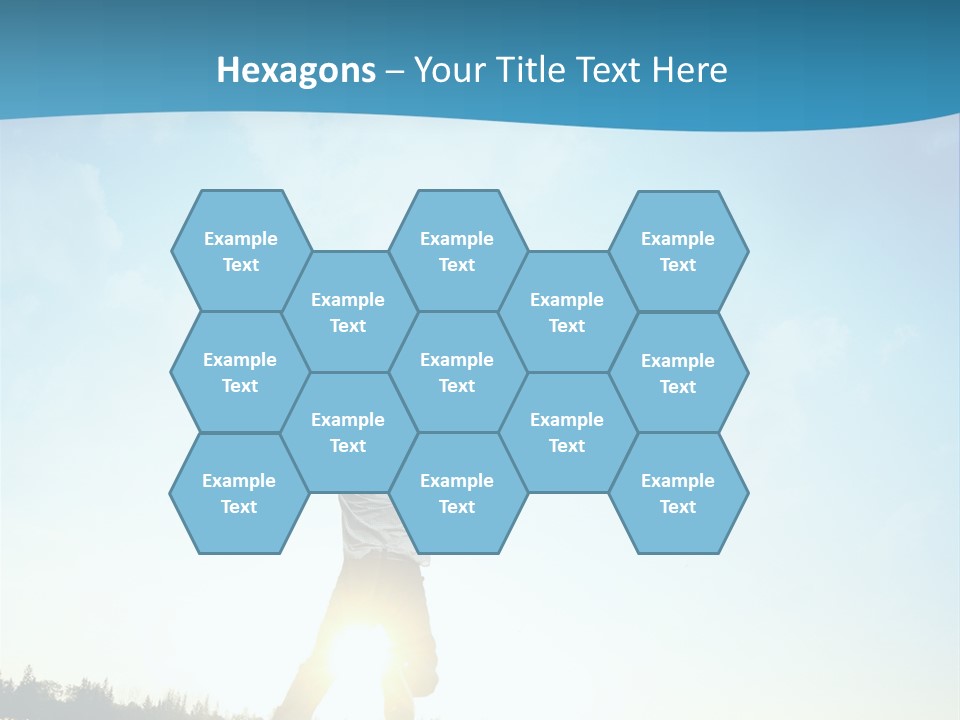 Speed Standing Blue PowerPoint Template