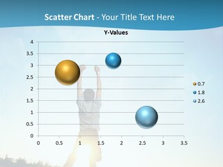 Speed Standing Blue PowerPoint Template