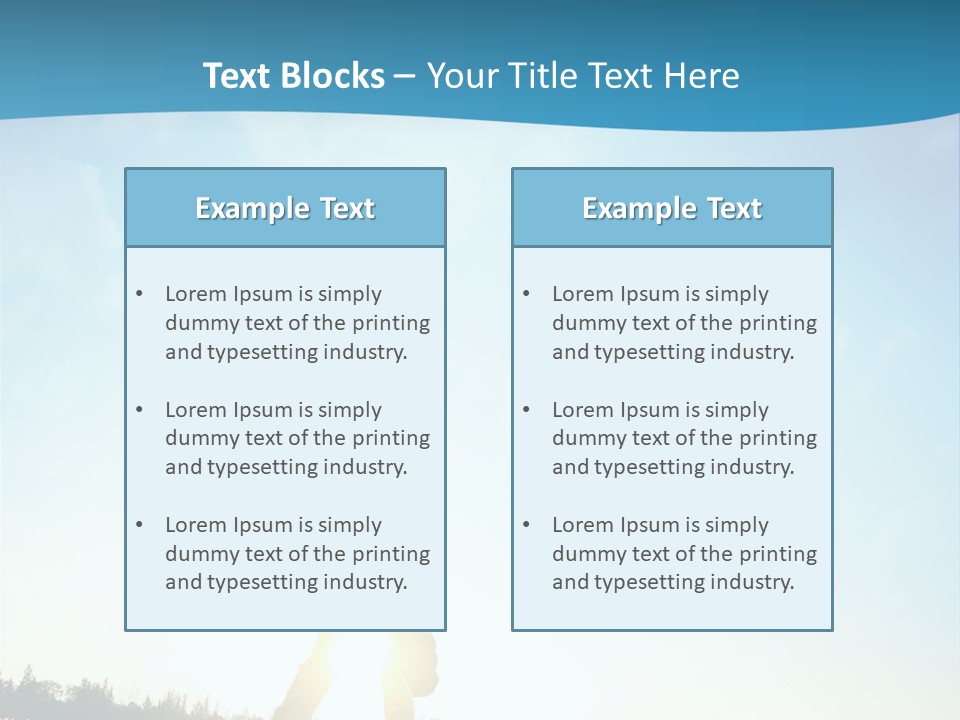 Speed Standing Blue PowerPoint Template