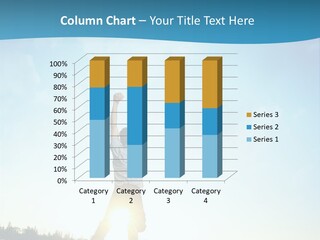 Speed Standing Blue PowerPoint Template