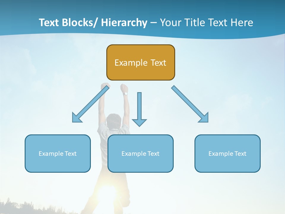 Speed Standing Blue PowerPoint Template