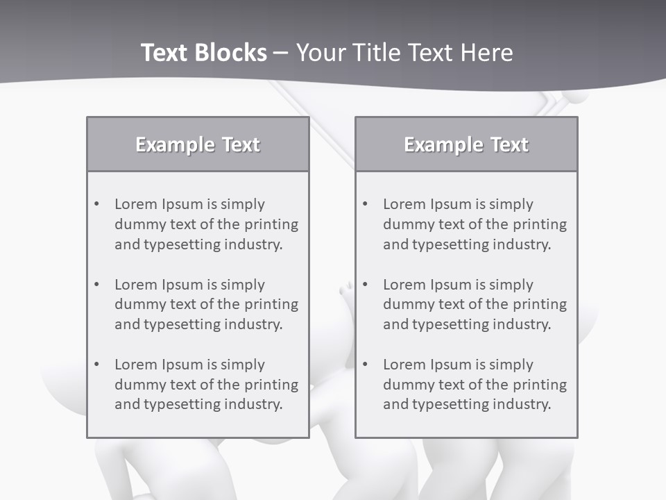 Businessmen Advertising Creative PowerPoint Template