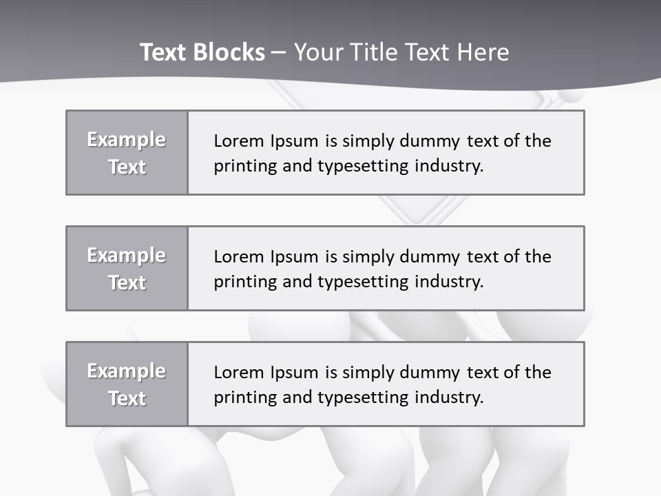 Businessmen Advertising Creative PowerPoint Template