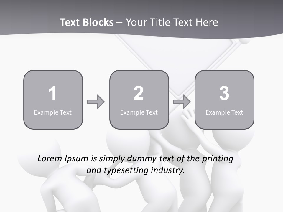 Businessmen Advertising Creative PowerPoint Template