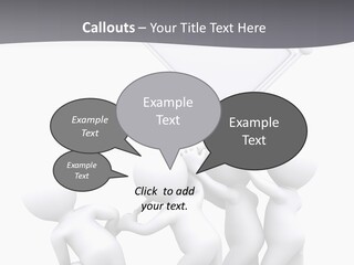 Businessmen Advertising Creative PowerPoint Template