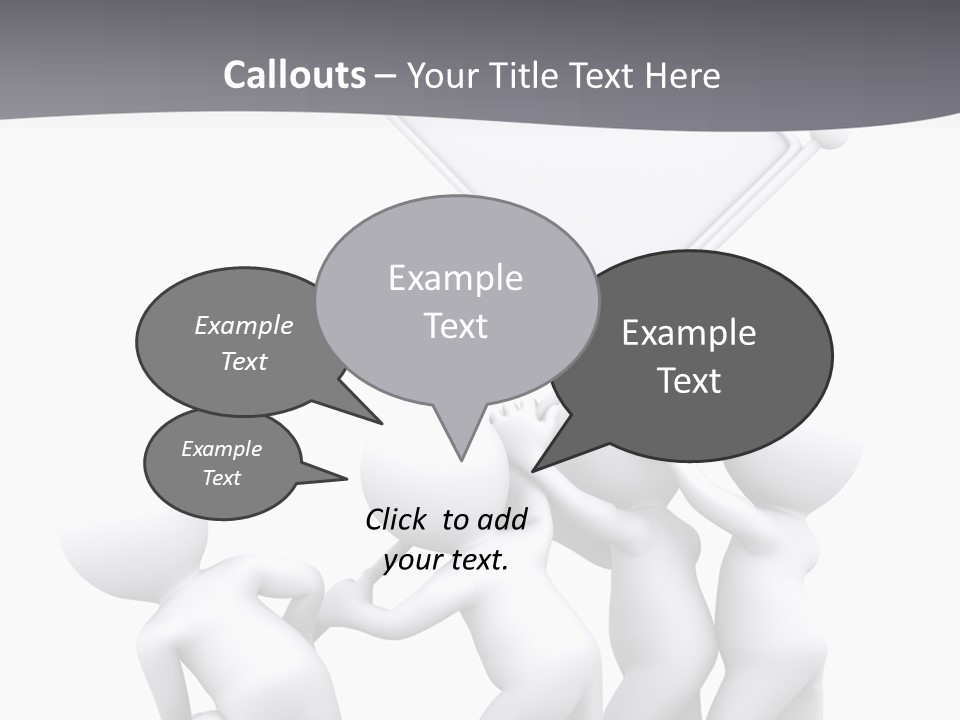 Businessmen Advertising Creative PowerPoint Template