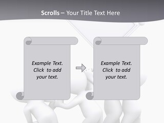 Businessmen Advertising Creative PowerPoint Template