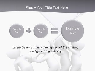 Businessmen Advertising Creative PowerPoint Template