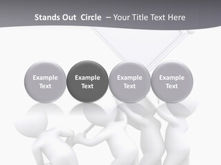 Businessmen Advertising Creative PowerPoint Template