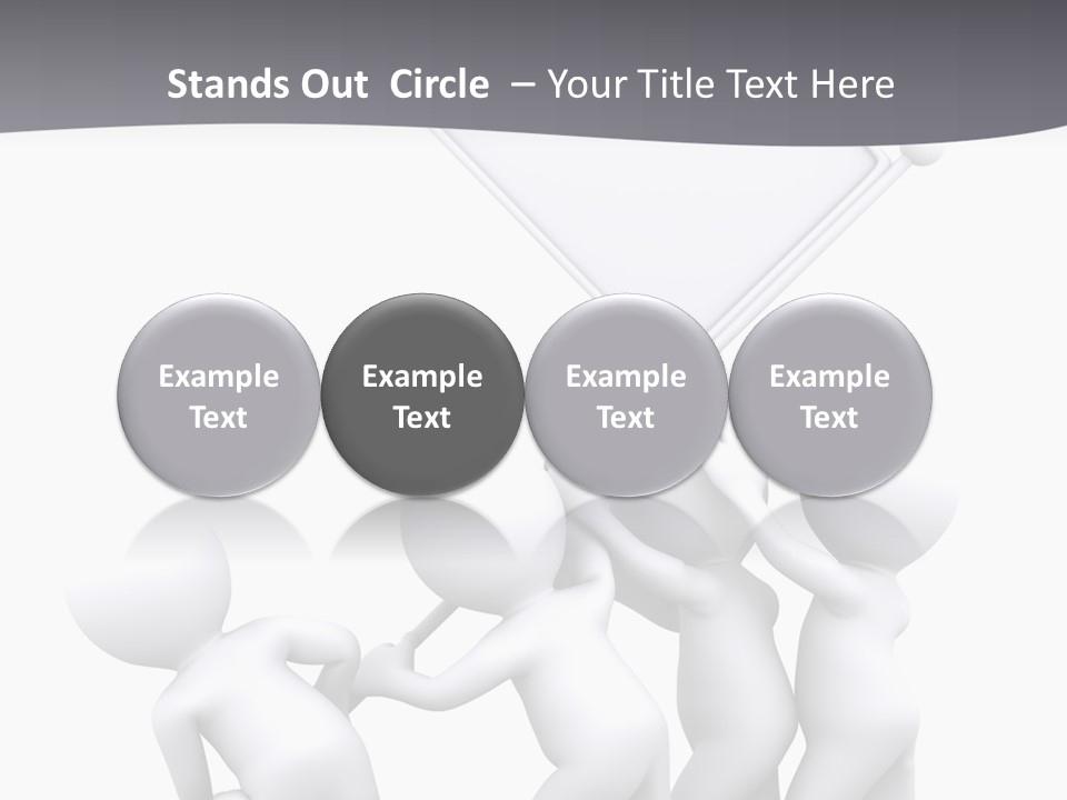 Businessmen Advertising Creative PowerPoint Template