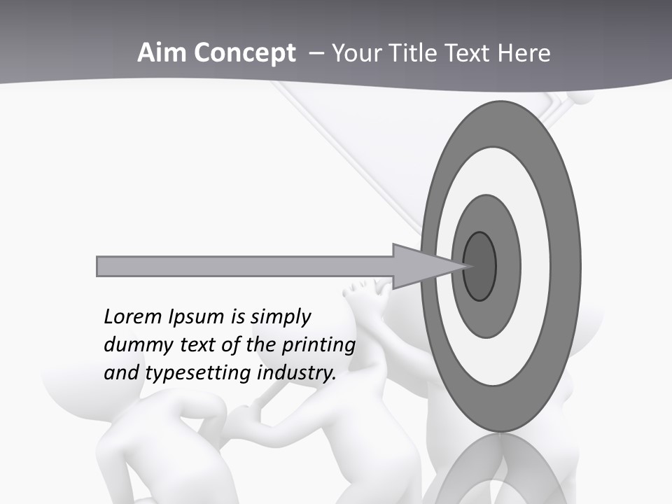 Businessmen Advertising Creative PowerPoint Template
