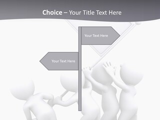 Businessmen Advertising Creative PowerPoint Template