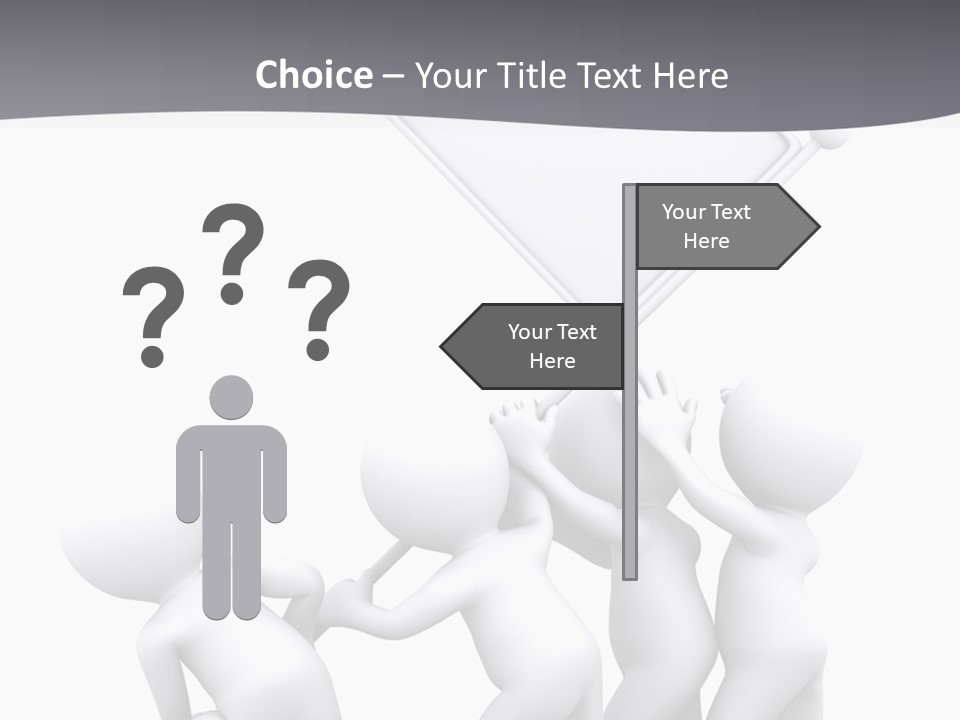 Businessmen Advertising Creative PowerPoint Template