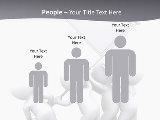 Businessmen Advertising Creative PowerPoint Template