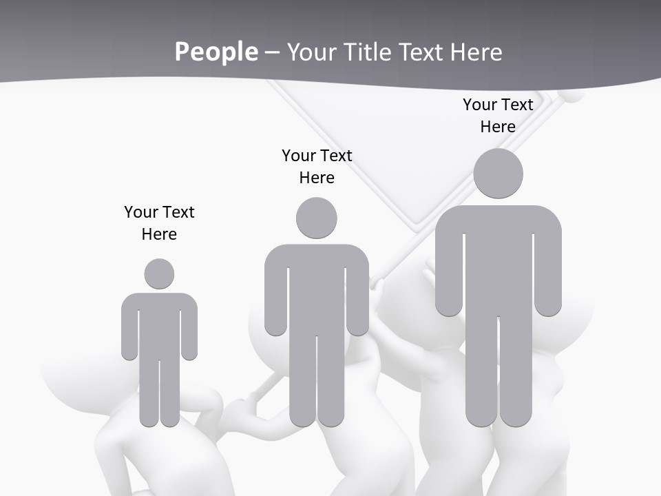 Businessmen Advertising Creative PowerPoint Template