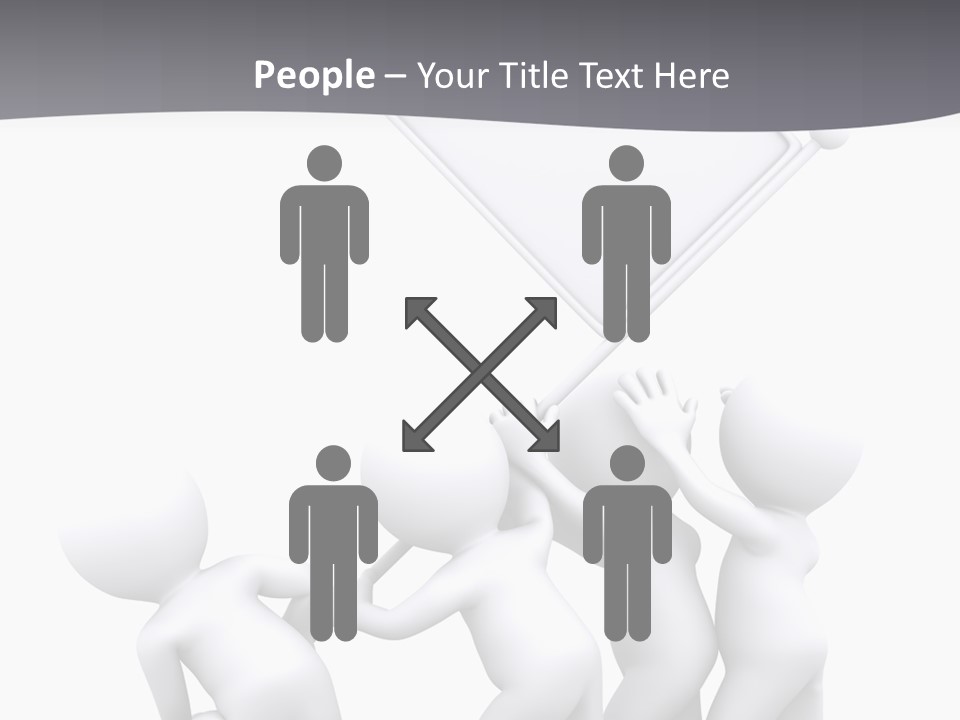 Businessmen Advertising Creative PowerPoint Template