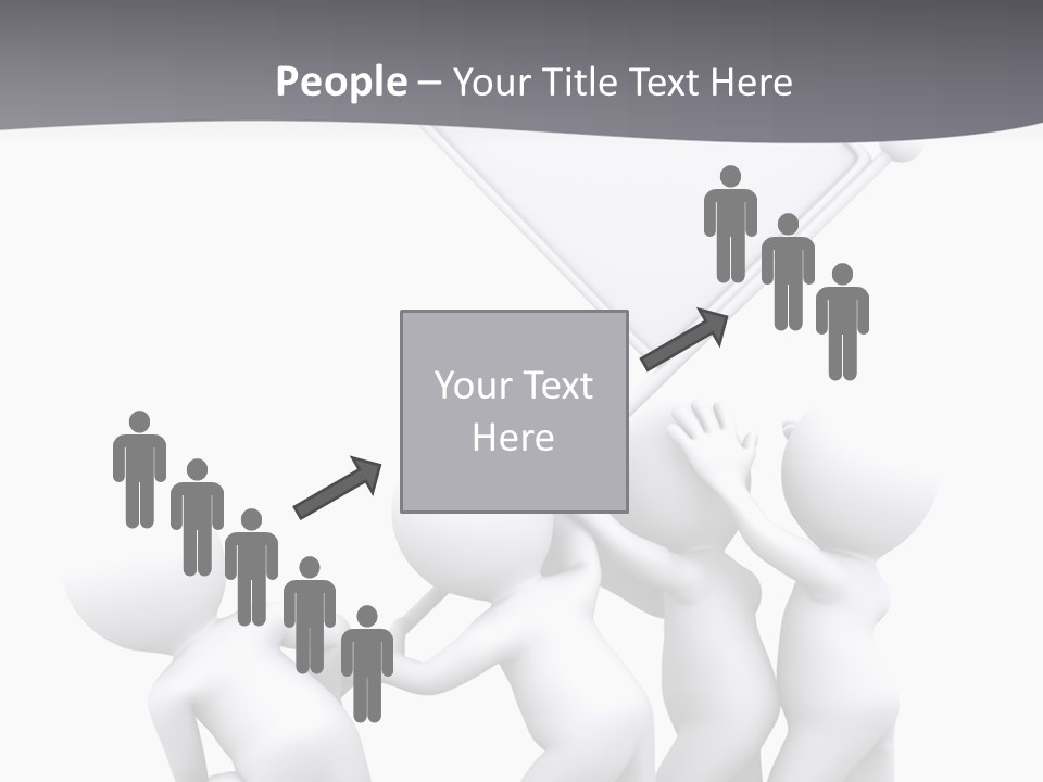 Businessmen Advertising Creative PowerPoint Template