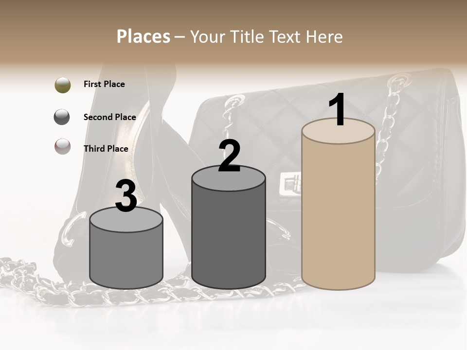 White Leg Heels PowerPoint Template