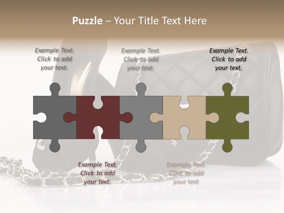 White Leg Heels PowerPoint Template