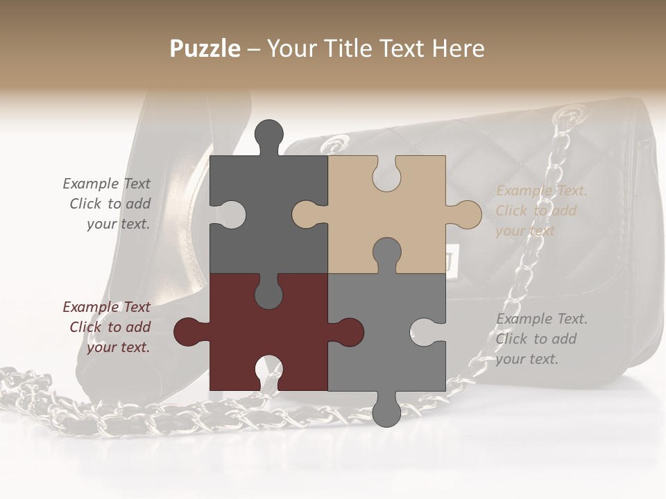 White Leg Heels PowerPoint Template