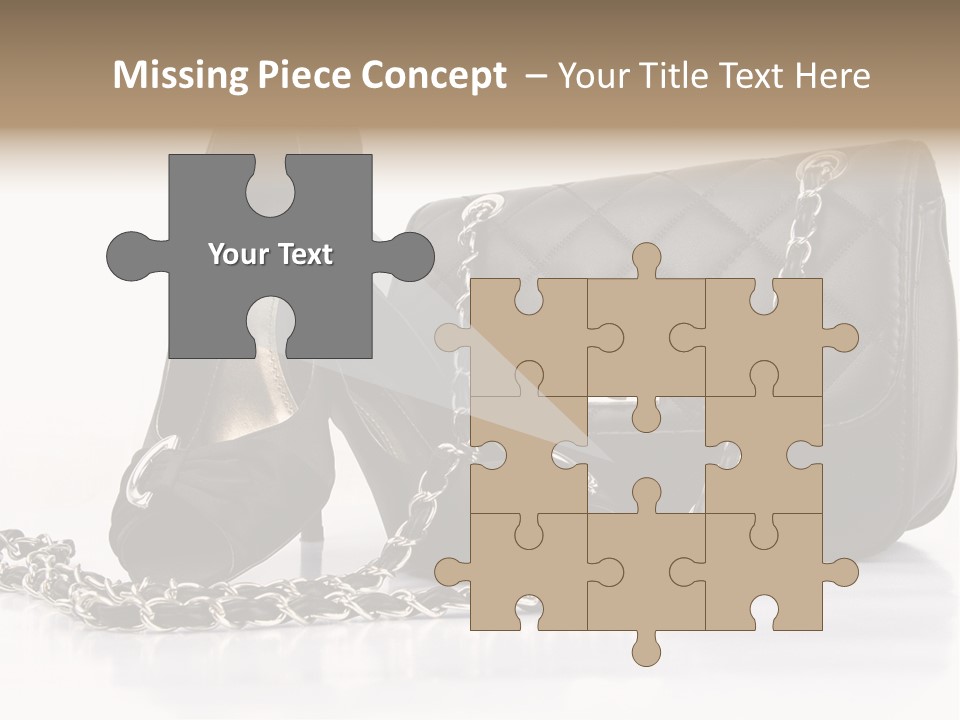 White Leg Heels PowerPoint Template