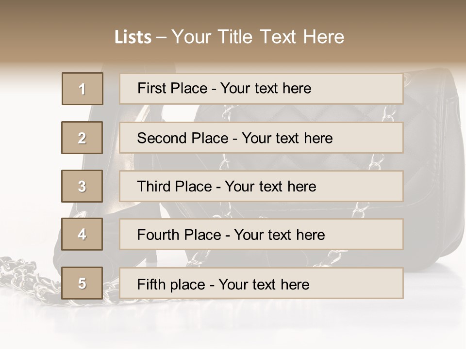 White Leg Heels PowerPoint Template